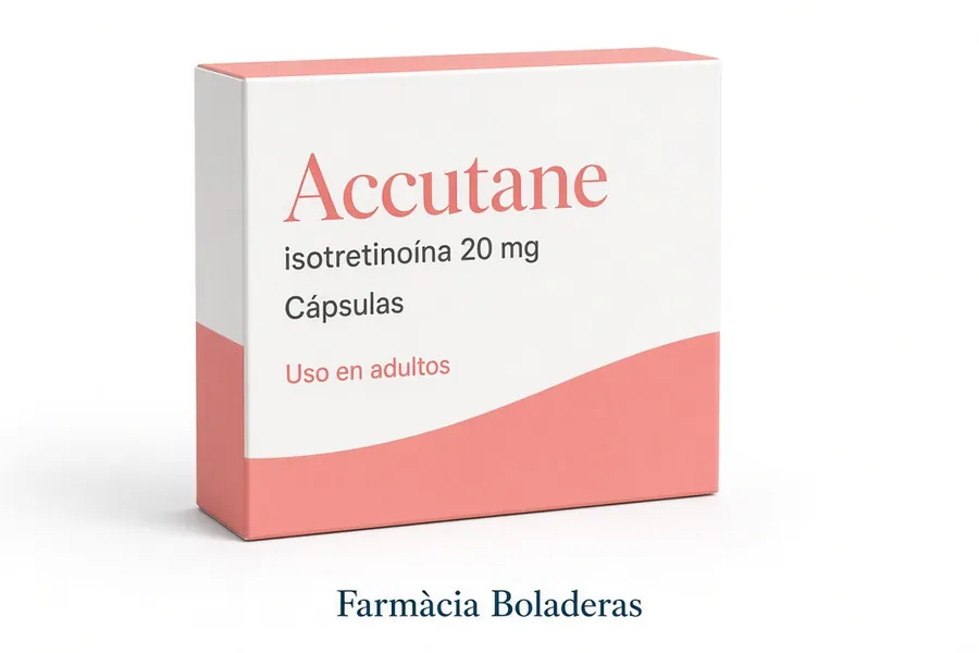 Accutane (Isotretinoïna) - Farmàcia Boladeras