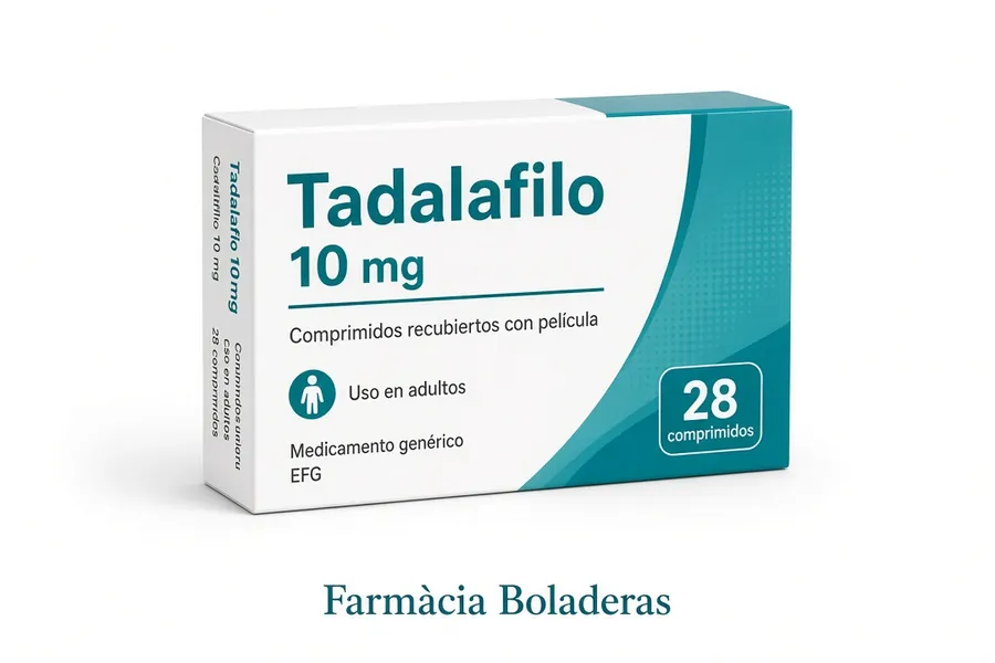 Tadalafilo 10 mg - Farmàcia Boladeras