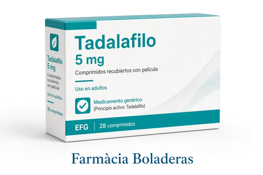 Tadalafilo 5 mg - Farmàcia Boladeras