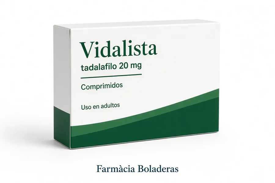 Vidalista (Tadalafilo) - Farmàcia Boladeras